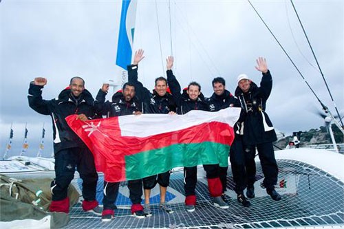 Musandam-Oman Sail winners in Marseille - 2012 MOD70 Euoprean Tour, Leg 4 © Mark Lloyd / MOD S.A http://www.multionedesign.com